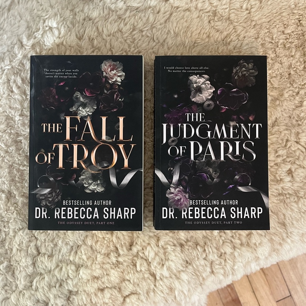 The Fall of Troy and The Judgment of Paris Duology - books by Rebecca Sharp